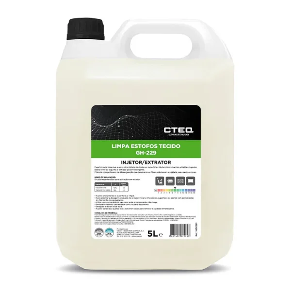 LIMPA ESTOFOS TECIDO 5L – MÁQUINA – GH-229 – CTEQ